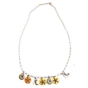 Lucky Brand Seashell Charm Chain Necklace